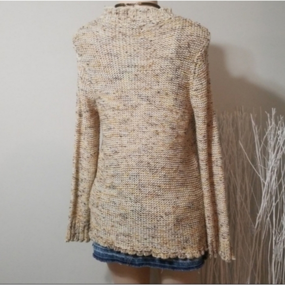 BCBGMaxAzria EarthTones Knit Button Down Sweater - Picture 7 of 8